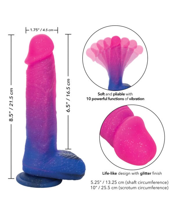 Naughty Bits Ombre Hombre XL Vibrating Dildo - Image 5