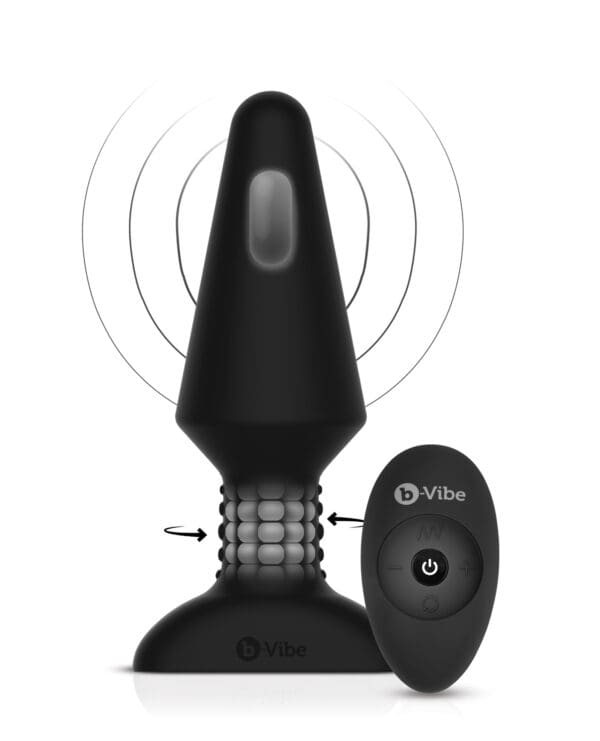 b-Vibe Rimming Plug XL - Black - Image 3
