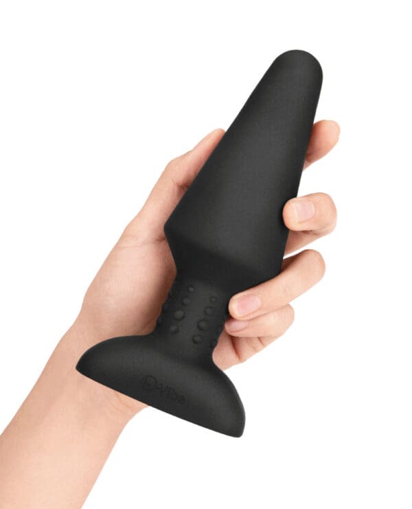 b-Vibe Rimming Plug XL - Black - Image 4