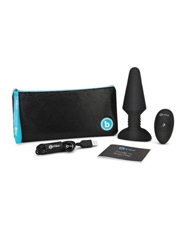 b-Vibe Rimming Plug XL - Black - Image 5