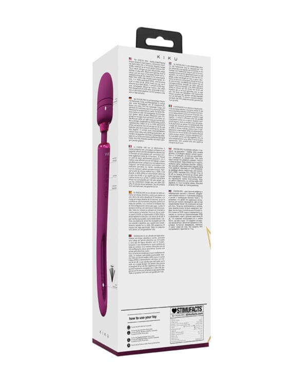 Shots Vive Kiku Double Ended Wand & G-Spot Stimulator - Pink - Image 4