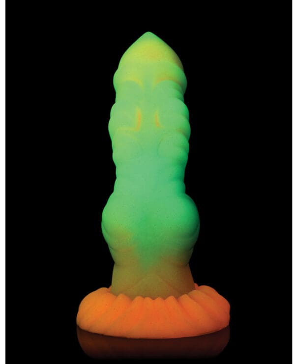 Creature Cocks Alien Invader Alien Glow-in-the-Dark Silicone Dildo - Image 5