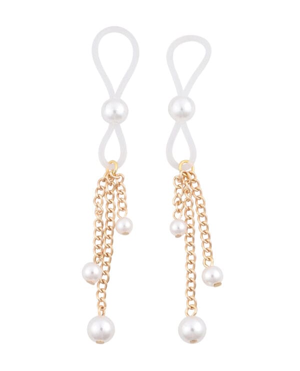 Sex & Mischief Pearl Nipple Ties - Image 2