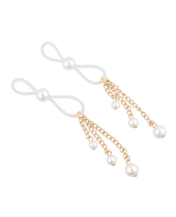 Sex & Mischief Pearl Nipple Ties - Image 3