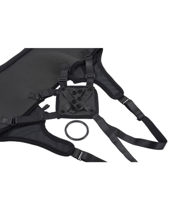 Sportsheets High Waisted Strap-On Corset - Black - Image 3
