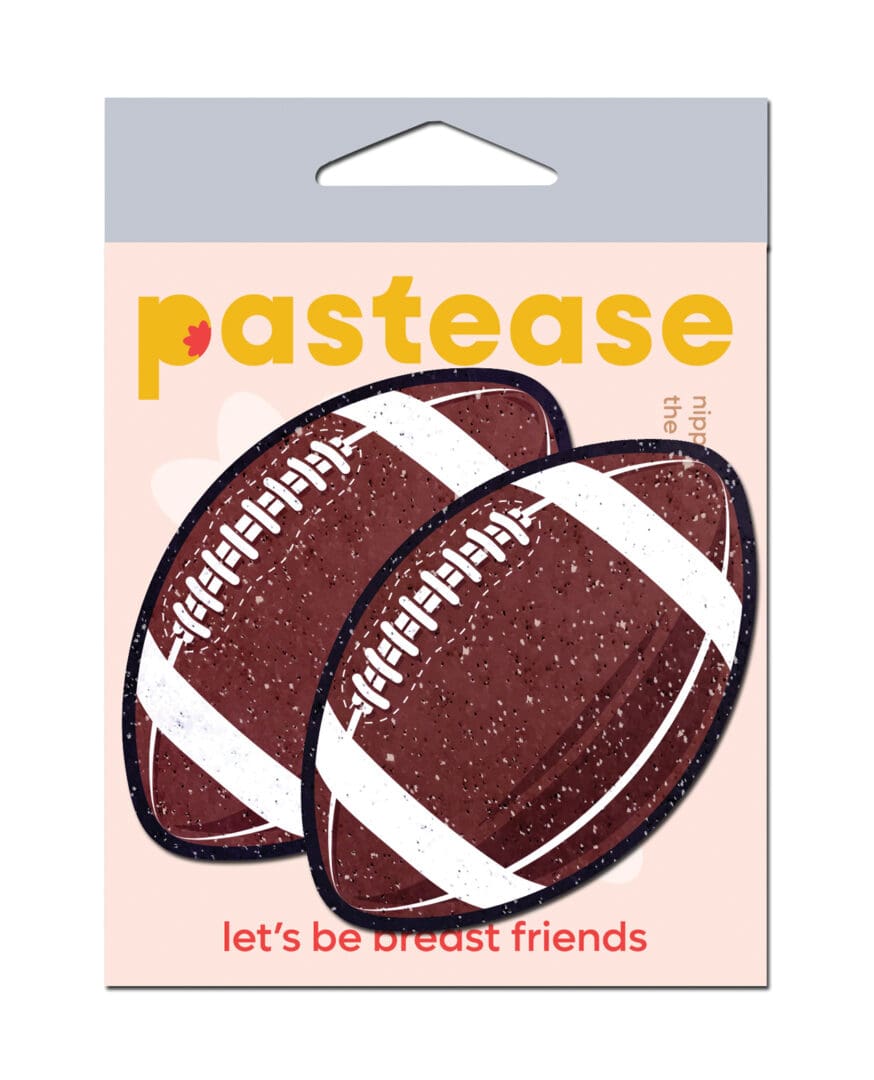 Pastease Premium Sparkly Football - Brown O/S