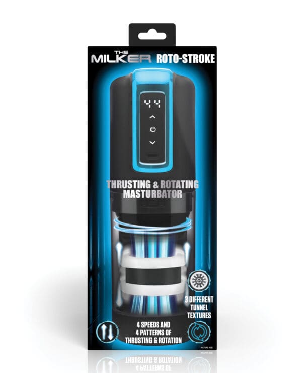 The Milker Roto-Stroke Thrusting & Rotating Masturbator - Black - Image 2