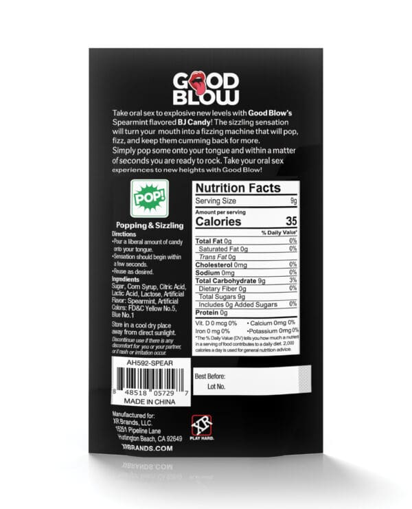 Good Blow Popping Oral Sex Candy - Cooling Spearmint - Image 3