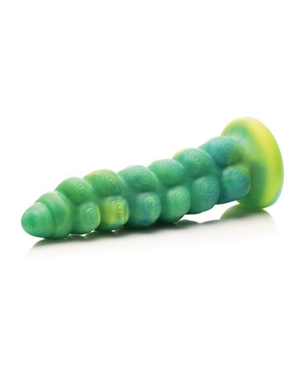 Creature Cocks Squirmer Thrusting & Vibrating Silicone Dildo w/Remote Control - Multi Color - Image 4