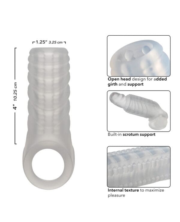 Performance Maxx Liquid Silicone Sleeve - Clear - Image 5