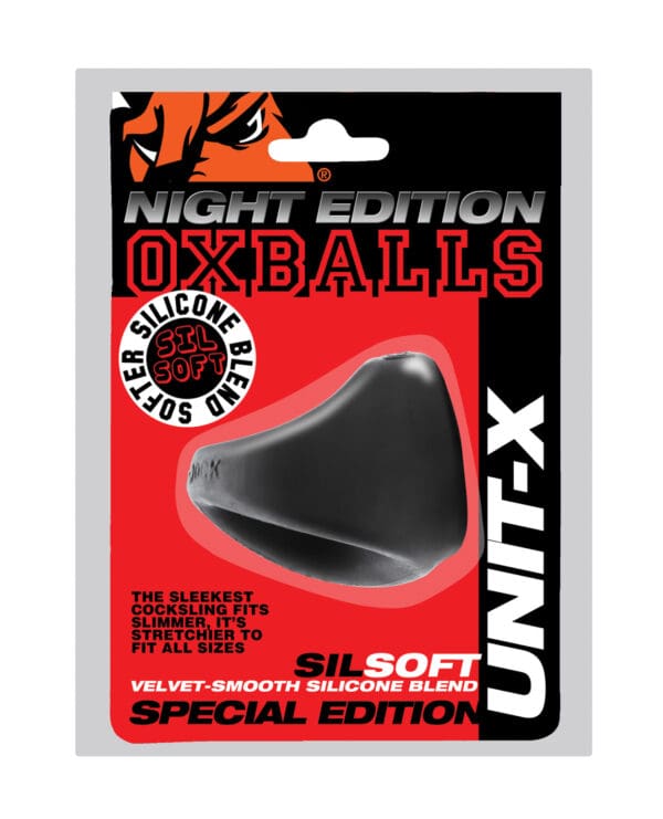 Oxballs Unit-X Stretchy & Slimmer Fit Cock Sling - Special Edition Black - Image 5