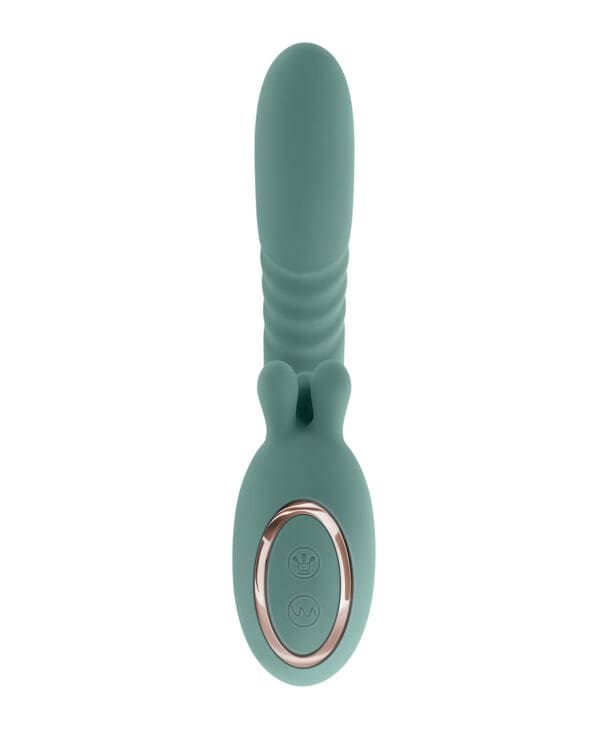Evolved Thrust into Ecstasy Thrusting Rabbit Vibrator - Mint - Image 3