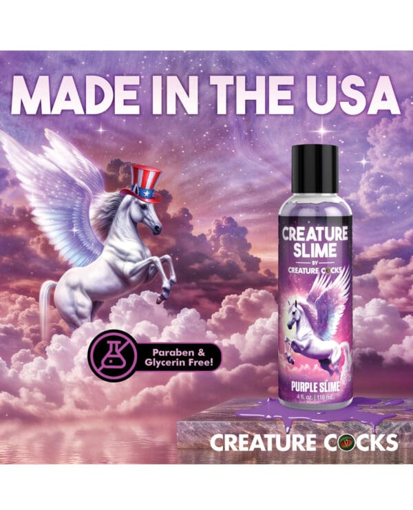 Creature Cocks - Creature Slime Purple Slime Water-Based Lubricant 4oz - Image 4