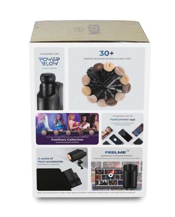 Kiiroo Keon New Box Combo Set w/Stroker - Black - Image 2