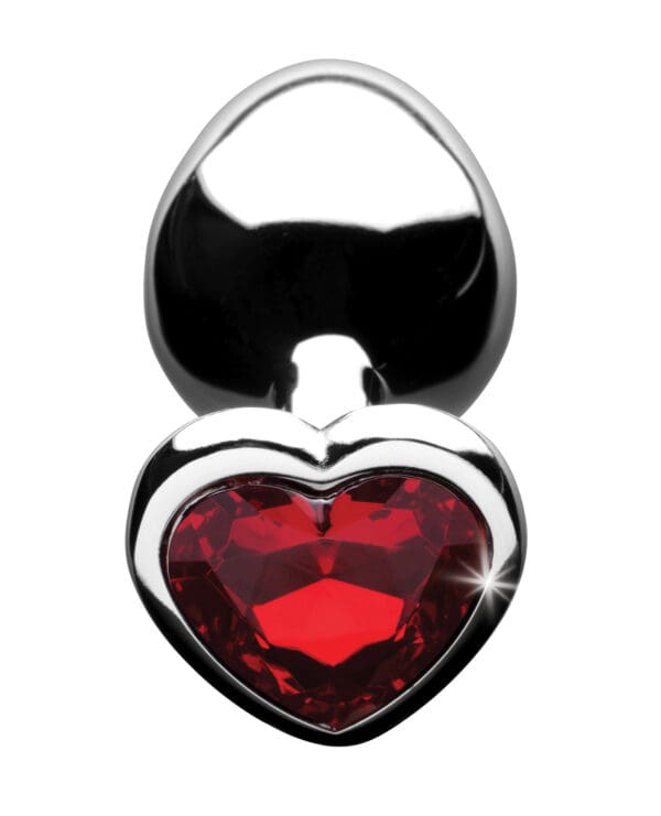 Booty Sparks Red Heart Gem - Medium Anal Plug - Image 5