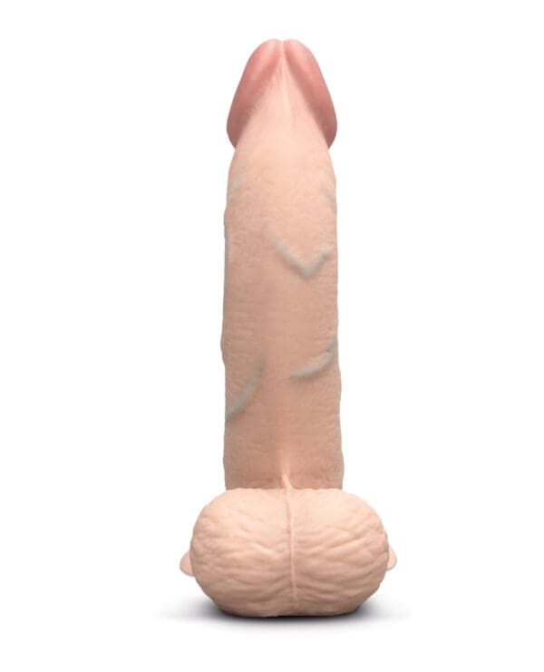 b-Vibe Slipskin 8" Curvy - Cream - Image 3