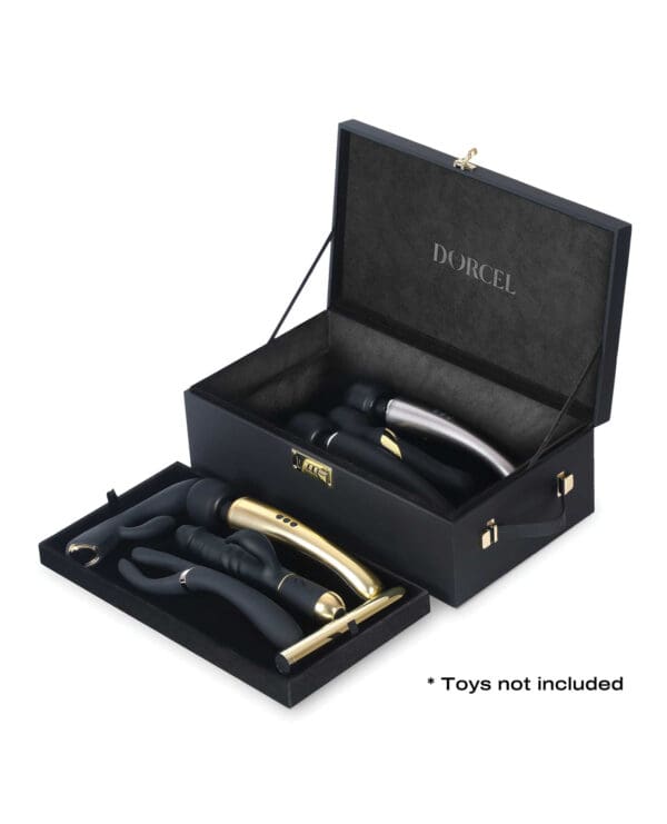 Dorcel Le Coffret Prestige Edition Built-in Combination Lock Storage Box  - Black - Image 2