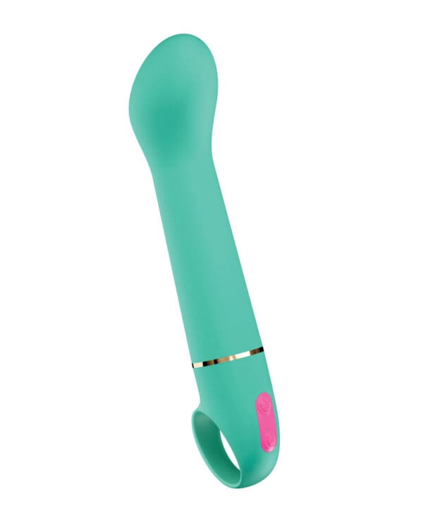 Aria - Flirty AF 2.0 - Rechargeable Vibe - Teal - Image 2