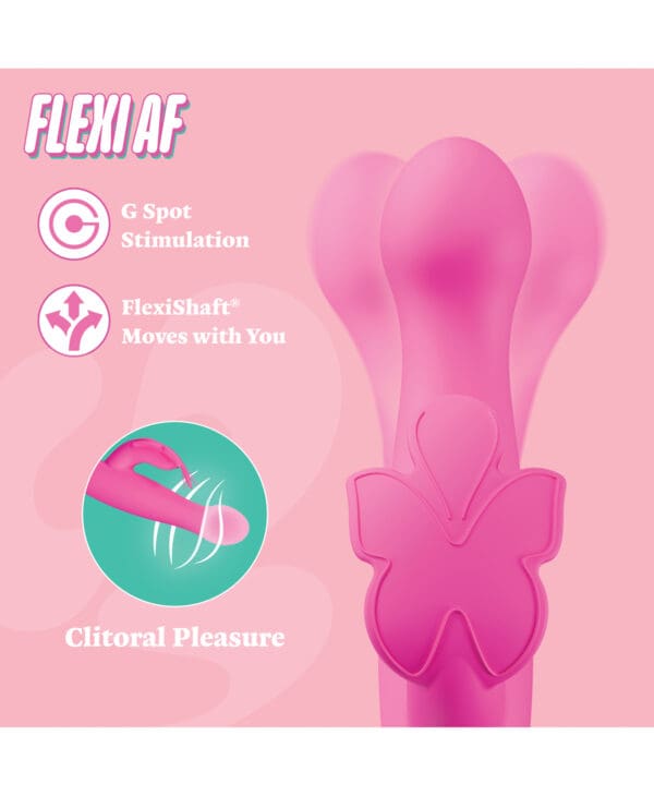 Aria - Naughty AF 2.0 - Rechargeable Vibe - Plum - Image 5