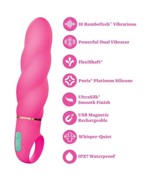 Aria - Amazing AF 2.0 - Rechargeable Vibe - Fuchsia - Image 5