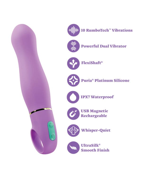 Aria - Exciting AF 2.0 - Rechargeable Vibe - Indigo - Image 5