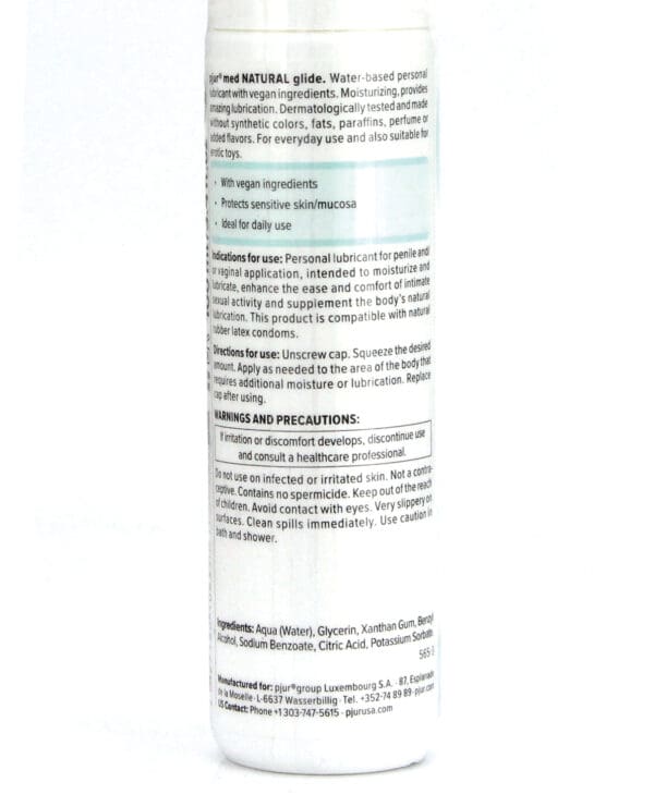 Pjur Med Natural Glide - 100 ml Bottle - Image 2