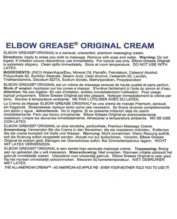 Elbow Grease Original Cream - 15 oz Jar - Image 2