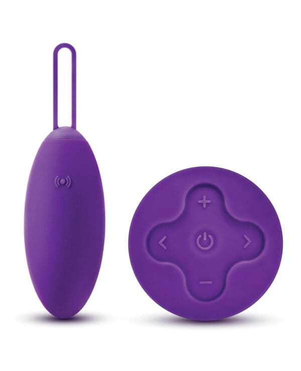 Blush Wellness Imara Vibrating Egg w/Remote - Purple - Image 2