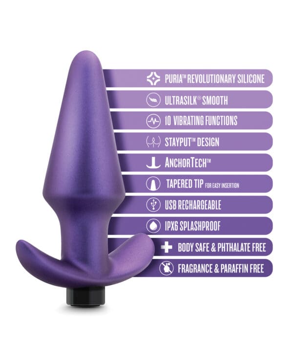 Blush Anal Adventures Matrix Interstellar Plug - Astro Violet - Image 5