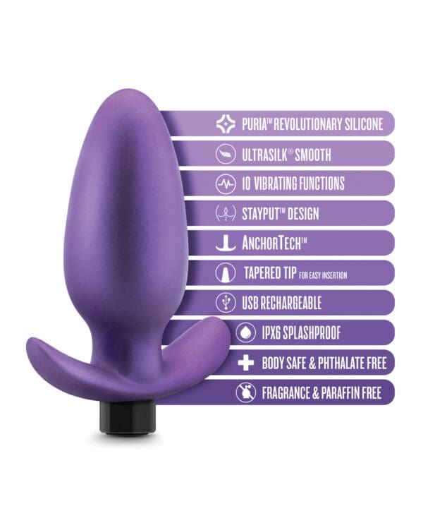 Blush Anal Adventures Matrix Excelsior Plug - Astro Violet - Image 5