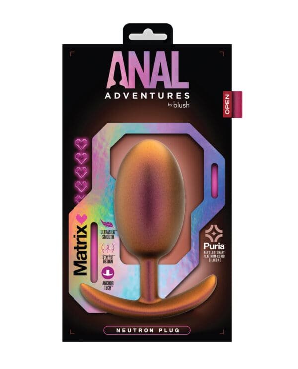 Blush Anal Adventures Matrix Neutron Plug - Copper - Image 5