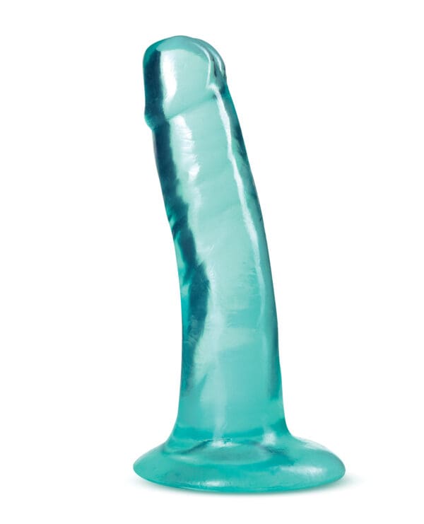 Blush B Yours Plus 5" Hard n' Happy Dildo - Teal - Image 2