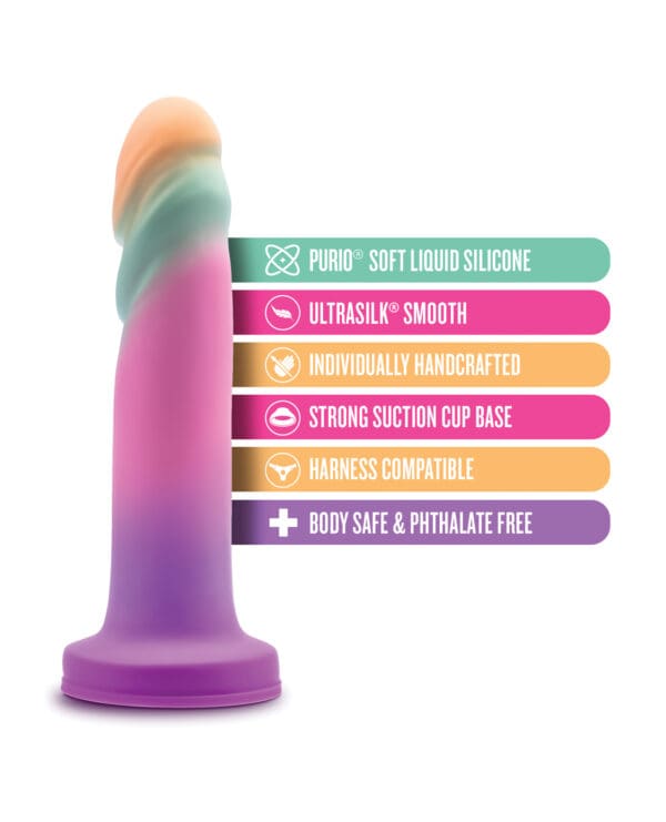 Blush Avant Sunrise Gaze Silicone Dildo - Sherbet - Image 5