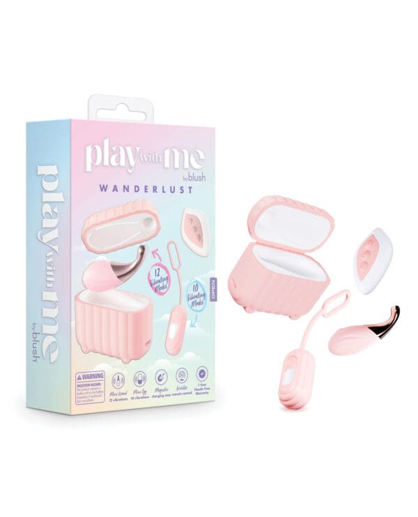 Blush Play With Me Wanderlust 4 Piece Vibrator Set - Pink