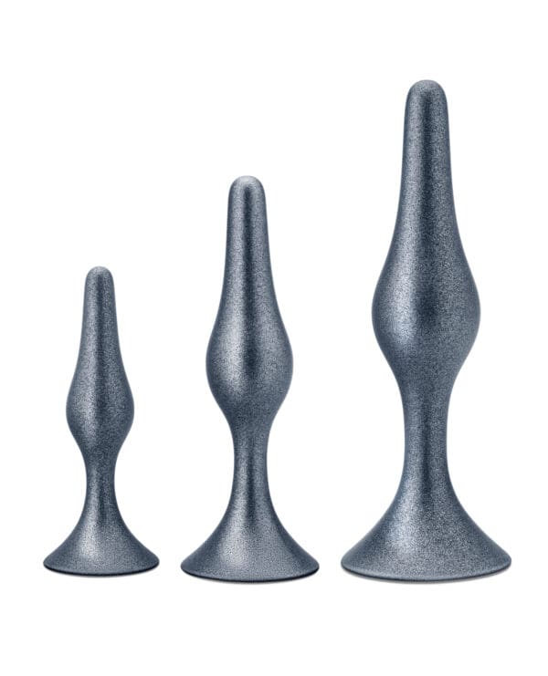 Blush Anal Adventures Matrix Genesis Plug Kit - Silver - Image 2