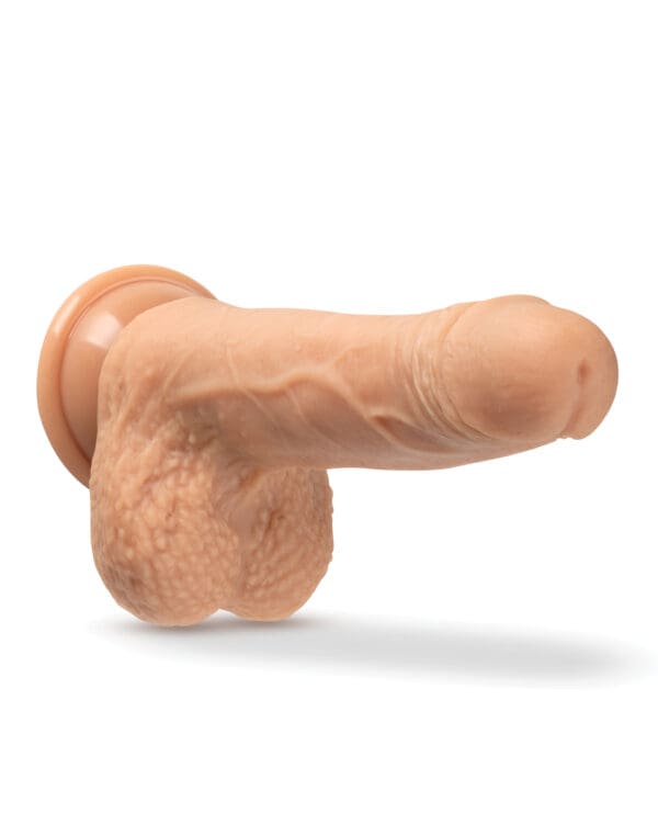 Blush Dr. Skin Silicone Dr. Grey 7" Thrusting Dildo - Vanilla - Image 3
