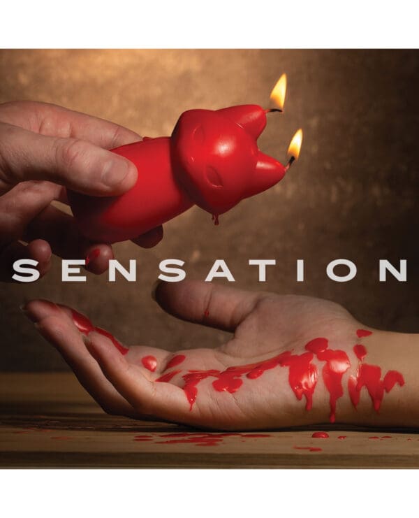 Blush Temptasia Fox Drip Candle - Red - Image 4