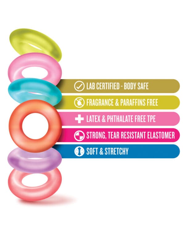 Blush Play With Me King of the Ring - Asst. Colors Set of 6 - Image 5