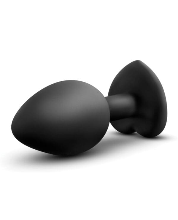 Blush Temptasia Bling Plug w/Gem Small - Black - Image 3