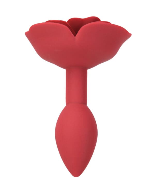 Lux Active Red Rose Silicone Anal Plug - Image 3