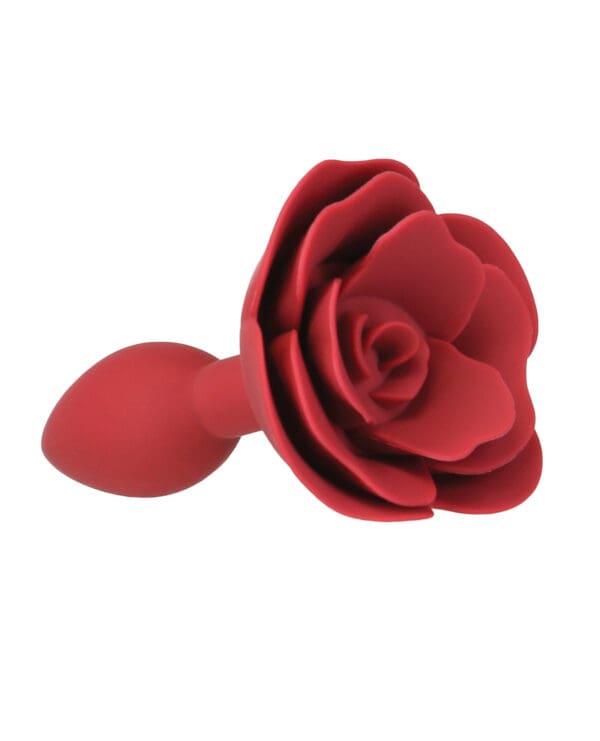 Lux Active Red Rose Silicone Anal Plug - Image 4