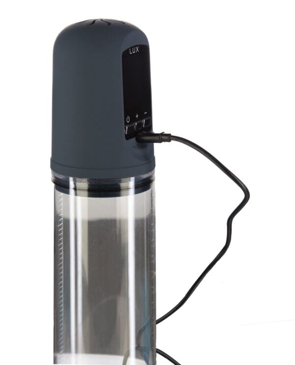 Lux Active Volume Rechargeable Penis Pump - Black - Image 5