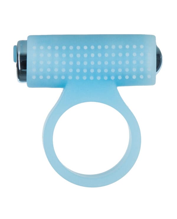 Cosmic Cock Ring w/Rechargeable Bullet - 9 Functions Glow in the Dark - Image 3
