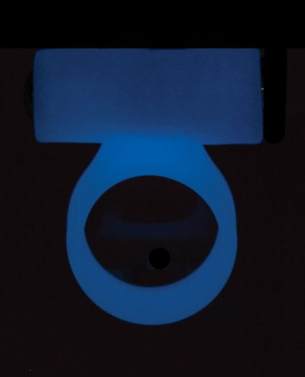 Cosmic Cock Ring w/Rechargeable Bullet - 9 Functions Glow in the Dark - Image 5