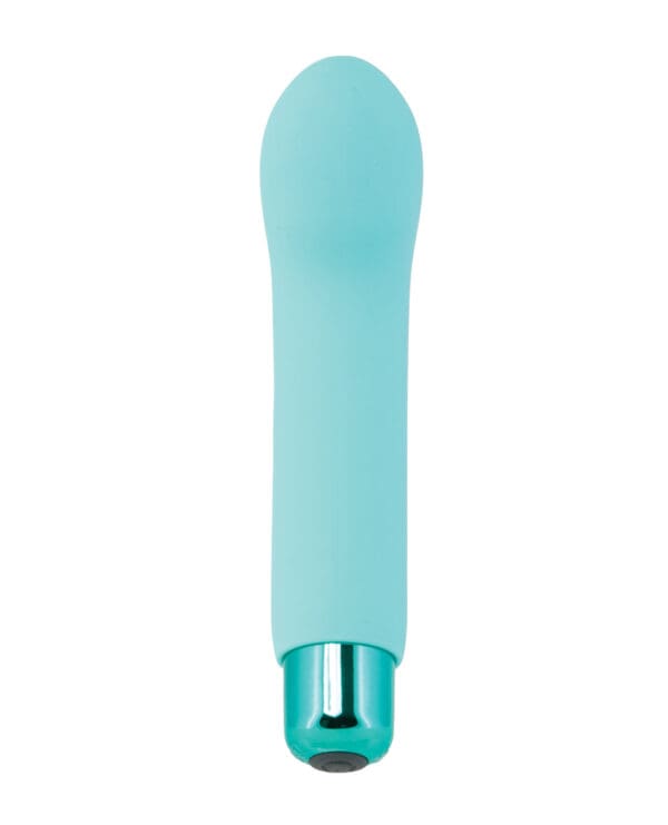 Sara's Spot Rechargeable Bullet w/G Spot Sleeve - 10 Functions Teal - Image 4