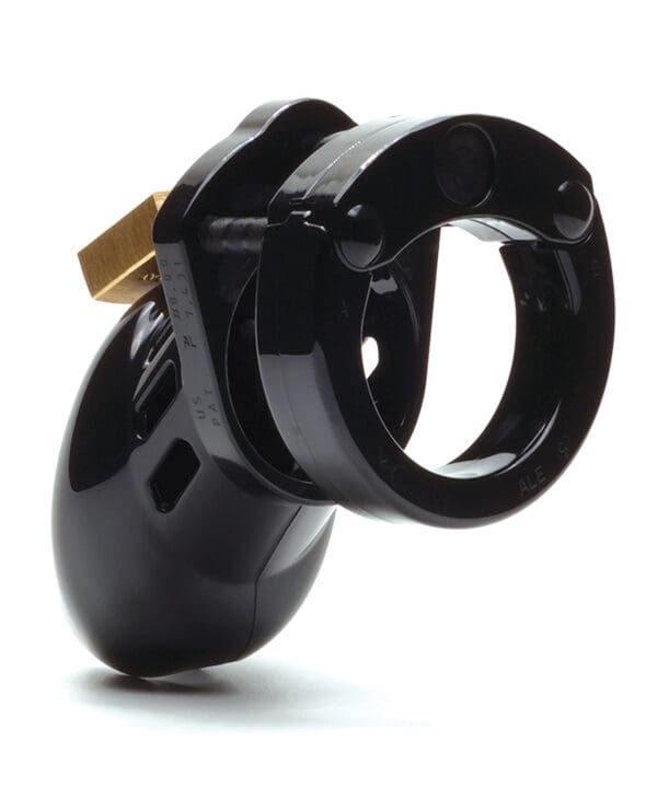 CB-6000S 2 1/2" Cock Cage & Lock Set - Black - Image 2