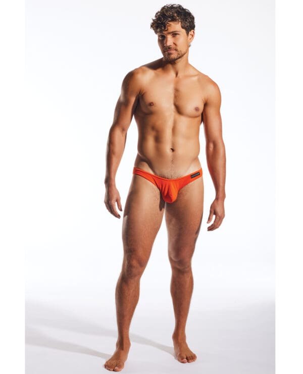 Cocksox Enhancing Pouch Brief - Sunset Orange LG - Image 4