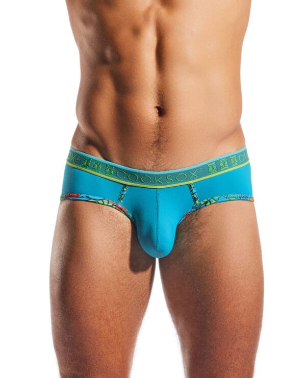 Cocksox Contour Pouch Sports Brief - Turquoise LG