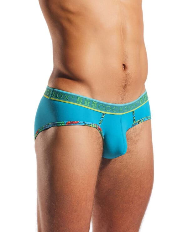 Cocksox Contour Pouch Sports Brief - Turquoise LG - Image 2