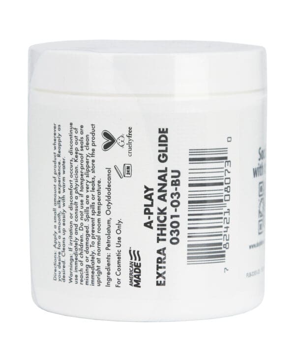A Play Extra Thick Anal Glide w/Cushioning Oil based Formula - 4.5 oz - Image 2
